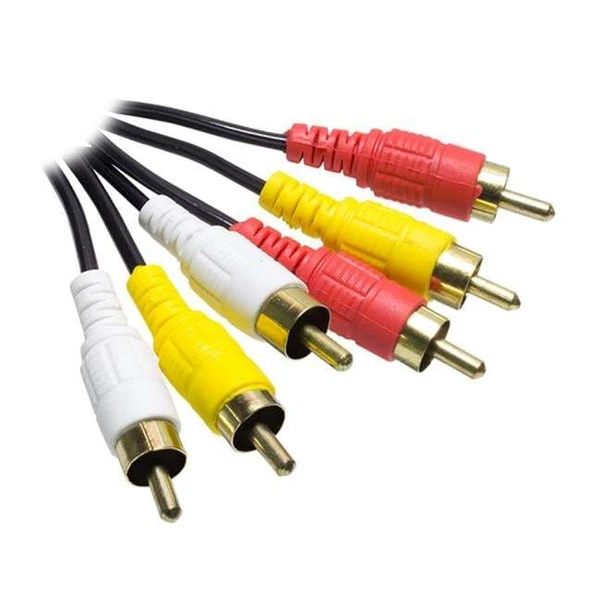 PowerMaster 3RCA-3RCA Erkek TOS Kablo 1.5 Metre ürün görseli 1
