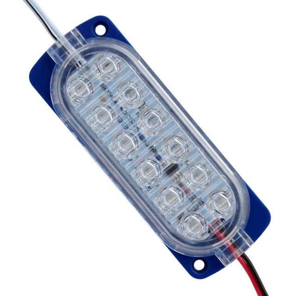 Powermaster Parlak Yanıp Sönen Mavi 24 Volt 1.2 Watt  2835 Modül Led ürün görseli 1