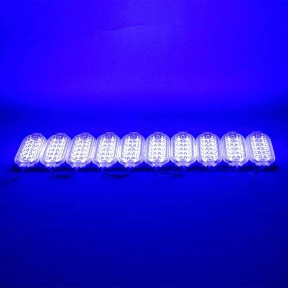 Powermaster 24 Volt 2.4 Watt Tek Renk Mavi 2835 Modül Led - Resim 2