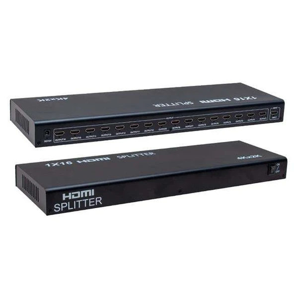 Powermaster PM-4948 16 Port 1080P 3D 16'lı HDMI Dağıtıcı ürün görseli 1