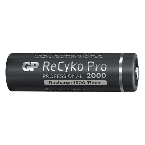 Gp Recyko Pro AA 2000 Mah Şarjlı 4'lü Pil - Resim 2