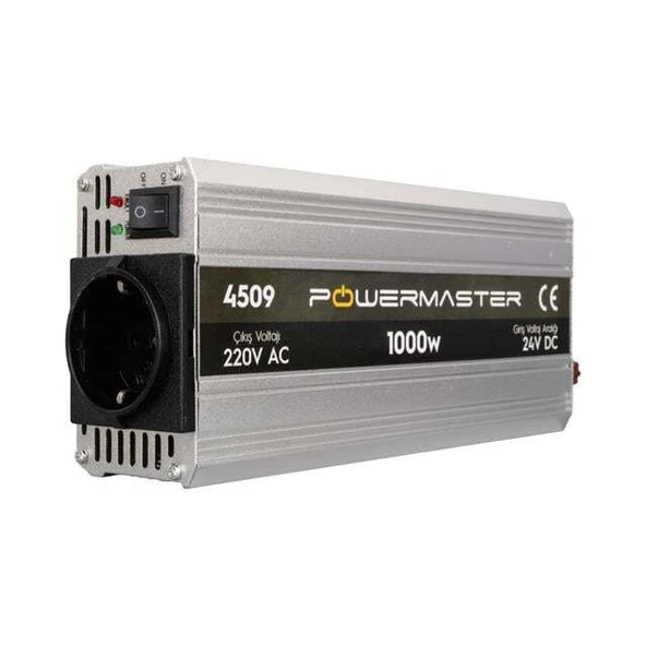PowerMaster PM-4509 24 Volt - 1000 Watt Modifiye Sinüs İnverter ürün görseli 1