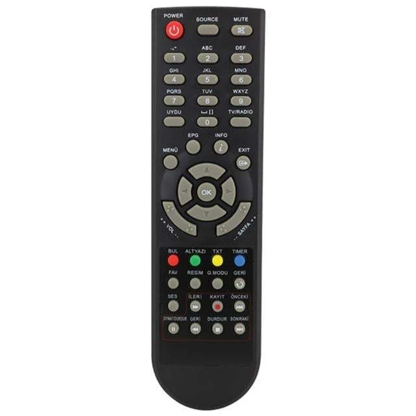 Hiremco Zapper HD Mini HD Uydu Alıcı Kumandası 33851 ürün görseli 1