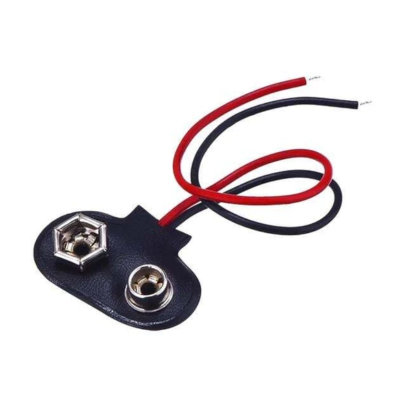 Powermaster IC-232 9 Volt Pil Başlığı 10 Cm Kablolu ürün görseli 1