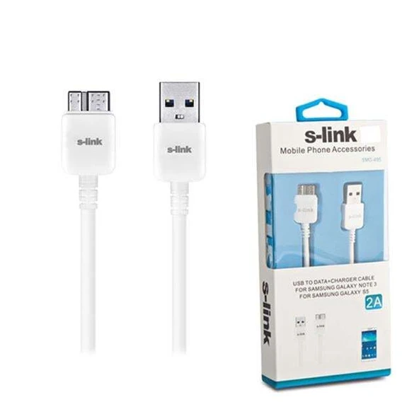 S-Link SMG-495 Note 3-S5 Data Şarj Kablosu ürün görseli 1