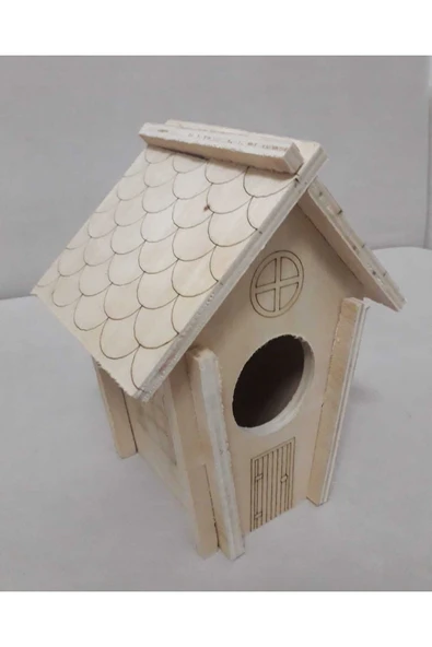 WOODTOY'S ORGANİK OYUNCAK DÜNYASI Kuş Evi ürün görseli 1