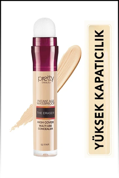 Pretty Beauty Instant Age Waterproof The Eraser Kapatıcı Concealer 02 ürün görseli 1
