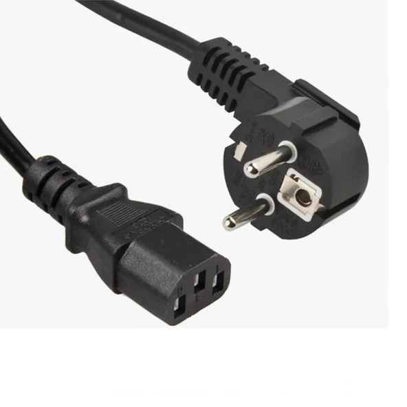 3x1mm C7 power kablosu bilgisayar  monitör için power kablo 3m ürün görseli 1