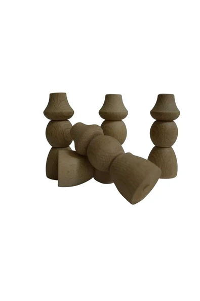 WOODTOY'S ORGANİK OYUNCAK DÜNYASI Handmade Waldorf Şapkalı Peg Bebek ürün görseli 1