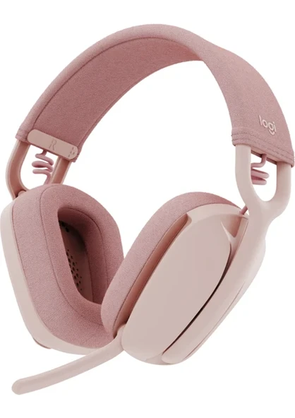 Logitech Zone Vibe 100 Bluetooth Çağrı Merkezi Kulaklığı Pembe ürün görseli 1