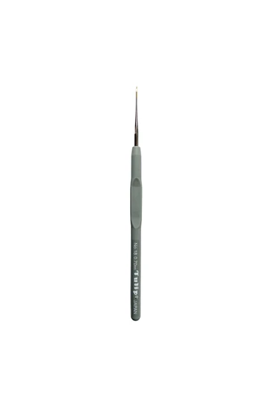 New Silikon Yumuşak Saplı Dantel Oya Tığ No: 18 Numara : 0.70mm ürün görseli 1