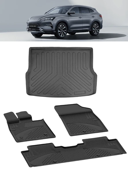 Sahler Byd Seal  4.5 D Paspas ve 3D Rizline ÜST Bagaj Havuzu Set ürün görseli 1