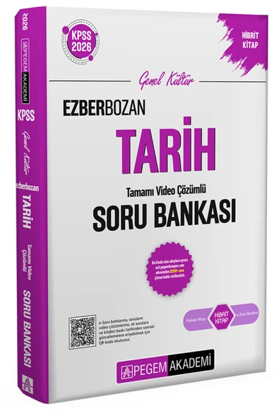 Pegem Tarih Ezberbozan Soru Bankası 2026 KPSS ürün görseli 1