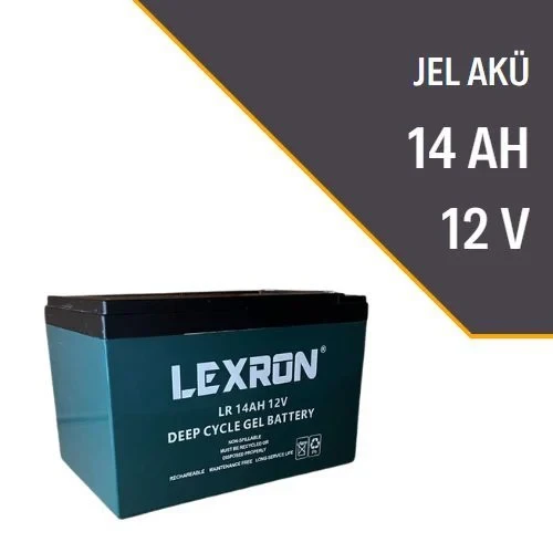 LEXRON 14AH-12V JEL AKÜ ürün görseli 1