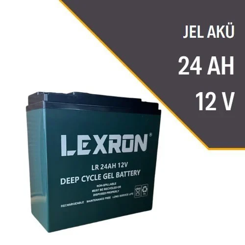 LEXRON 24AH-12V JEL AKÜ ürün görseli 1