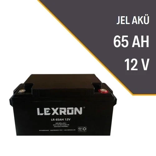 LEXRON 65AH-12V JEL AKÜ ürün görseli 1