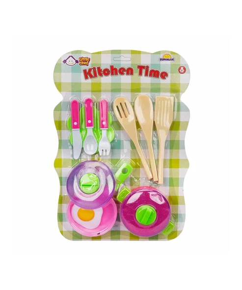 Little Chef Mutfak Gereçleri Seti 27387 Tahta Kaşık ürün görseli 1