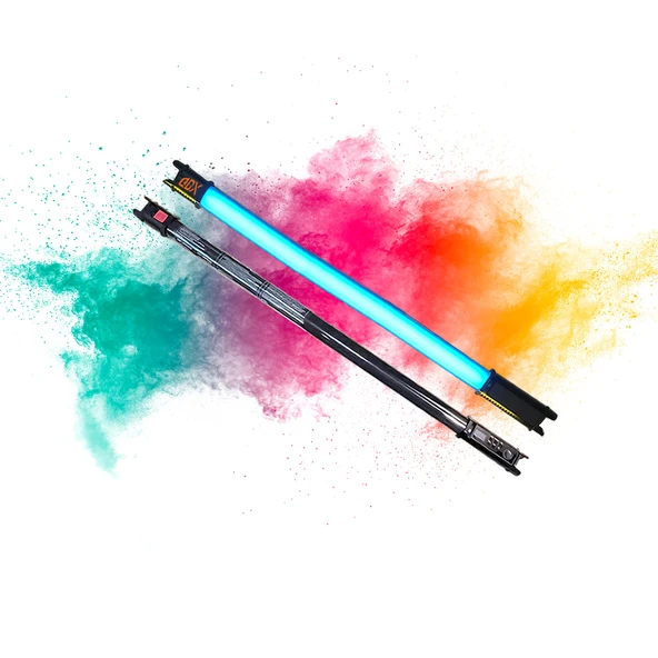GDX TB-60 RGB 30W 60 cm LED Tüp Işık Youtube Canlı Yayın Arka Plan Renkli Dolgu Işığı ürün görseli 1