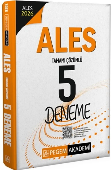 2026 ALES Tamamı Çözümlü 5 Deneme Pegem Yayınları ürün görseli 1