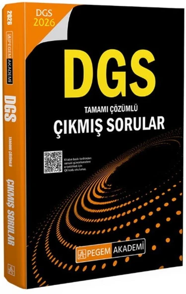 2026 DGS Çıkmış Sorular Tamamı Çözümlü Pegem Yayınları ürün görseli 1