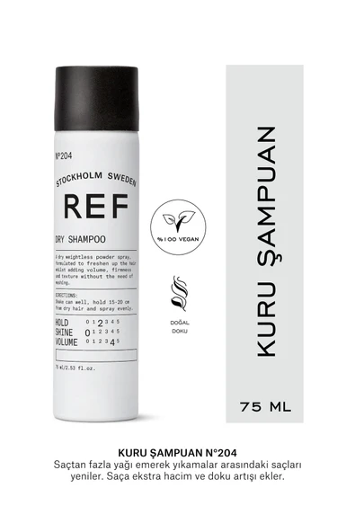 Ref Dry Shampoo N°204 75 ml ürün görseli 1