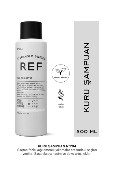 Ref Dry Shampoo N°204 200 ml ürün görseli 1