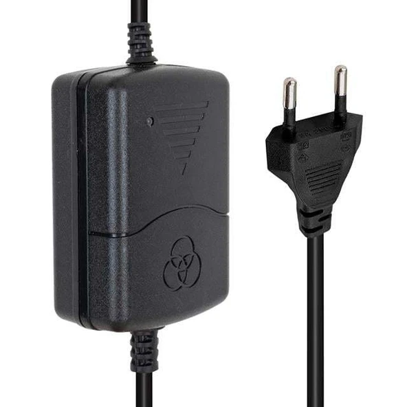 Powermaster PM-31770 12 Volt - 1 Amper - 12 Watt 5.5*2.5 Mm Uçlu İki Ucu Kablolu Masaüstü Adaptör ürün görseli 1