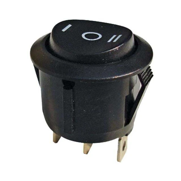 Powermaster PM-31598 Yuvarlak Anahtar Üç Konumlu 1.0.2 Işıksız ürün görseli 1