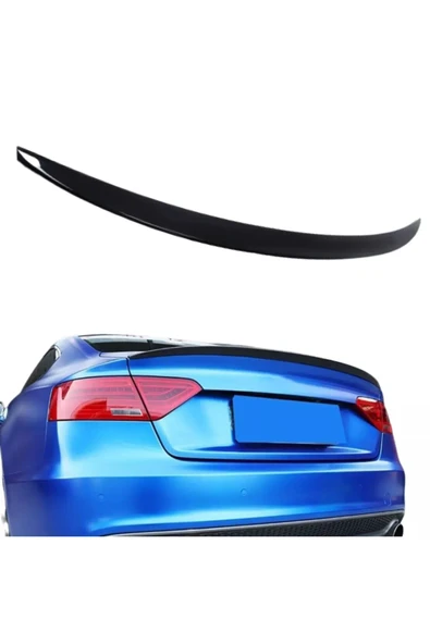 audi a5 2008- plastik parlak siyah s5 spoiler spoyler ürün görseli 1