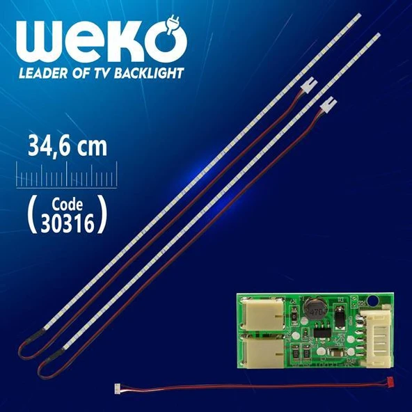 17'' inç 57 Ledli 34 Cm Universal Monitör E-Led Takımı ürün görseli 1