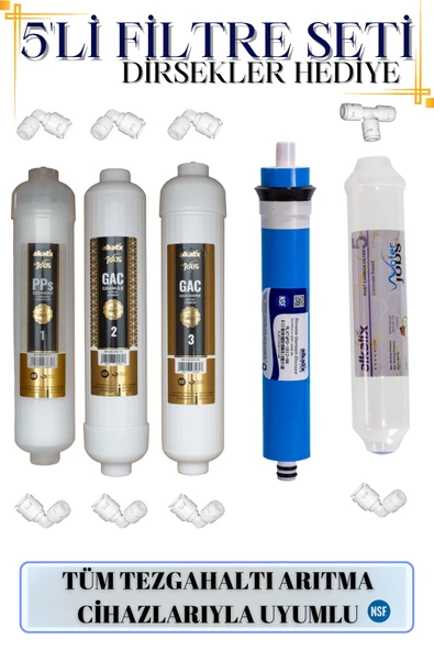 water jobs BEŞLİ FİLTRE SETİ ürün görseli 1