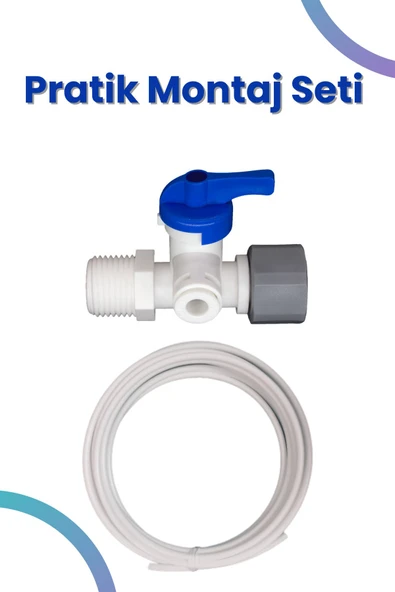 water jobs Su Arıtma Cihazı Pratik Montaj Seti ürün görseli 1