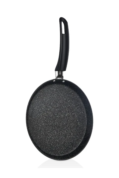 FALEZ Black Line Krep Tava 24cm Siyah - Resim 3