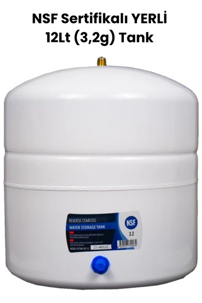 water jobs Su Arıtma Cihazı YERLİ NSF Sertifikalı 12 Lt (3,2g) Tank ürün görseli 1