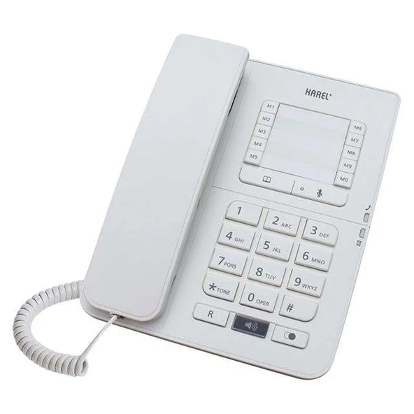 Karel TM-142 Ekransız Masaüstü Kablolu Analog Telefon ürün görseli 1