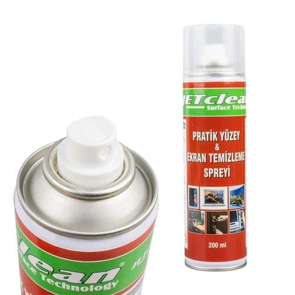Jetclean 200ml Pratik Yüzey Ve Ekran Temizleme Spreyi ürün görseli 1