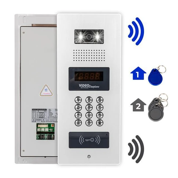 PowerMaster 980C98RD NFC Destekli Görüntülü Diafon Kapı Kilit Akıllı Ev Güvenliği Sistemi Vericisi ürün görseli 1