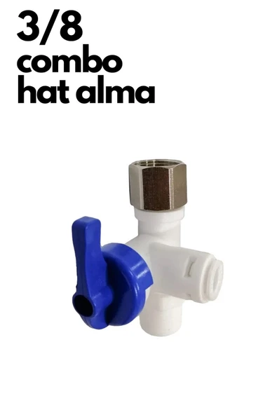 water jobs Su Arıtma Cihazı Için Pratik Combo Hat Alma Aparatı 3/8 ürün görseli 1