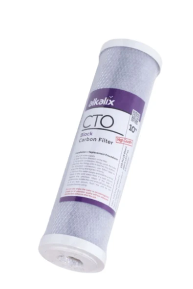 alkalix 10" Açık Kasa Blok Karbon Filtre * 25 Adet ürün görseli 1