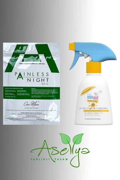 SEBA ÇOCUK GÜNEŞ SPREYİ 200 ML + NİGHT GLU BANT 25'Lİ HEDİYE - SEBAMED ürün görseli 1