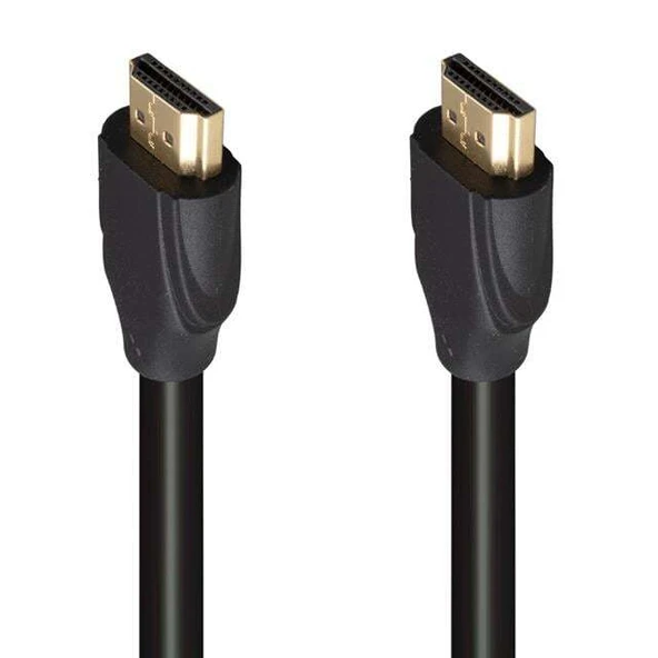 Fully G-507K Plastik Düz Siyah 25 Metre Gold Poşetli Hdmi Kablo ürün görseli 1