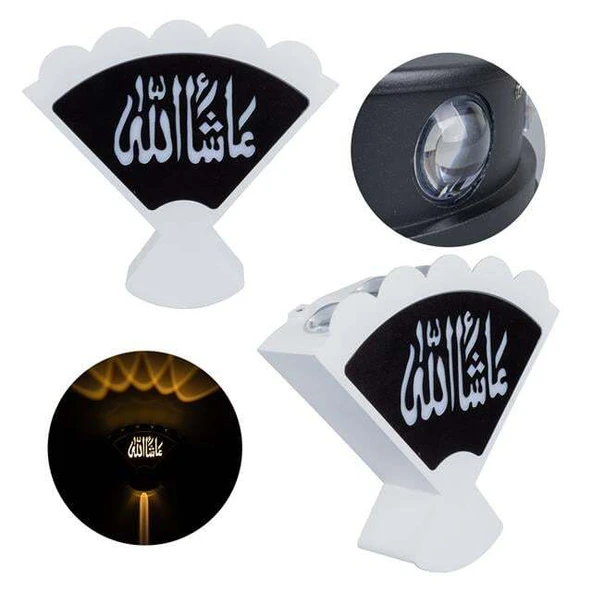 PowerMaster PM-24454 3000K Maşallah Arapça Üçgen Dekoratif LED Duvar Aplik ürün görseli 1