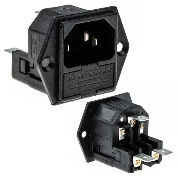 PowerMaster IC-213B C14 Power Şase Çift Fuselli Kulaklı ürün görseli 1