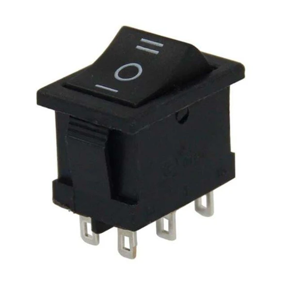 PowerMaster Mini Işıksız Anahtar 6P ON-OFF-ON 6P IC-123-6 ürün görseli 1