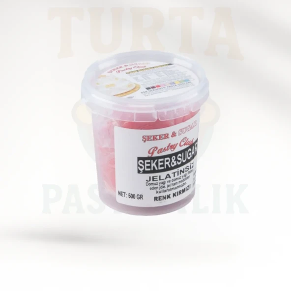 SEKER SUGAR 500 GR  HAMUR KIRMIZI ürün görseli 1