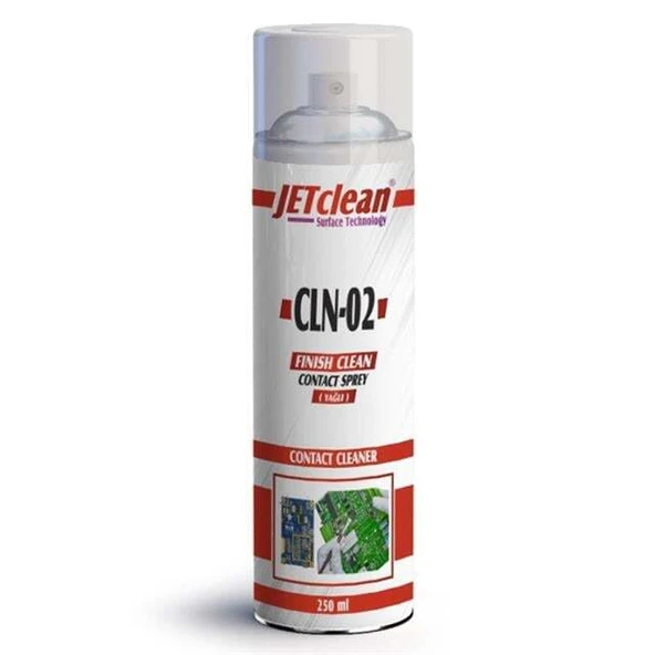 Jetclean CLN-02 250 Ml Kontak Yağlı Sprey ürün görseli 1