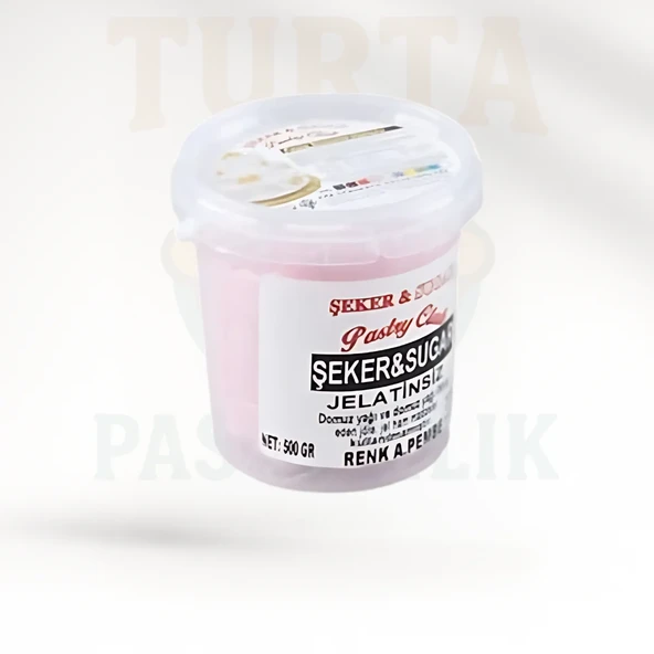 SEKER SUGAR 500 GR  HAMUR AÇIK PEMBE ürün görseli 1