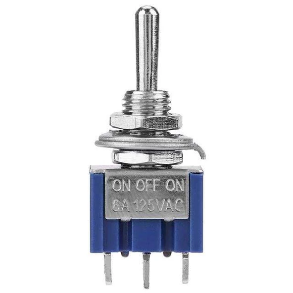 IC-140 On-Off-OnØ6mm MTS-103 3P Toggle Switch - Resim 5