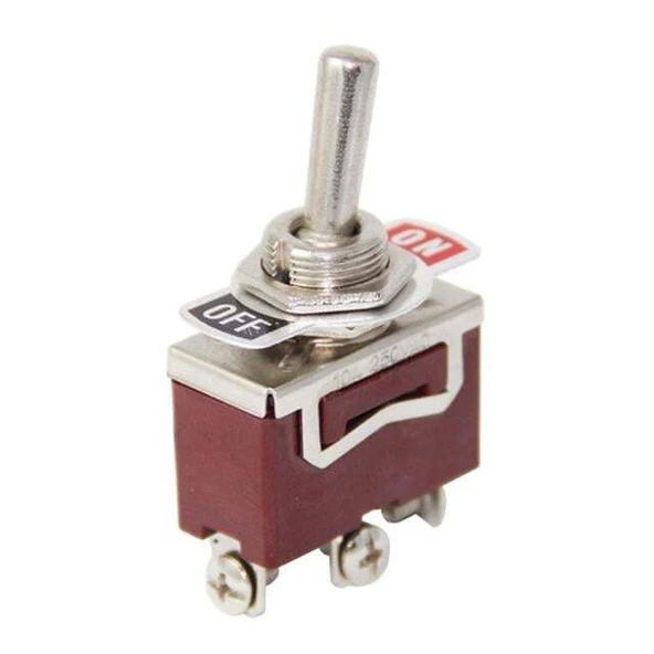 PowerMaster IC-153 Toggle Switch 3P ON-OFF-ON Ø12MM ürün görseli 1