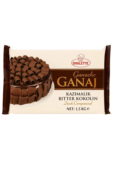 OVALETTE GANAJ BİTTER KOKOLİN 1,5 KG ürün görseli 1